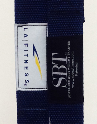 Custom woven labels, fitness labels